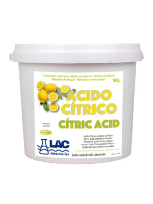 5 kg Ácido Cítrico anhidro natural 100% puro laboratorios LAC