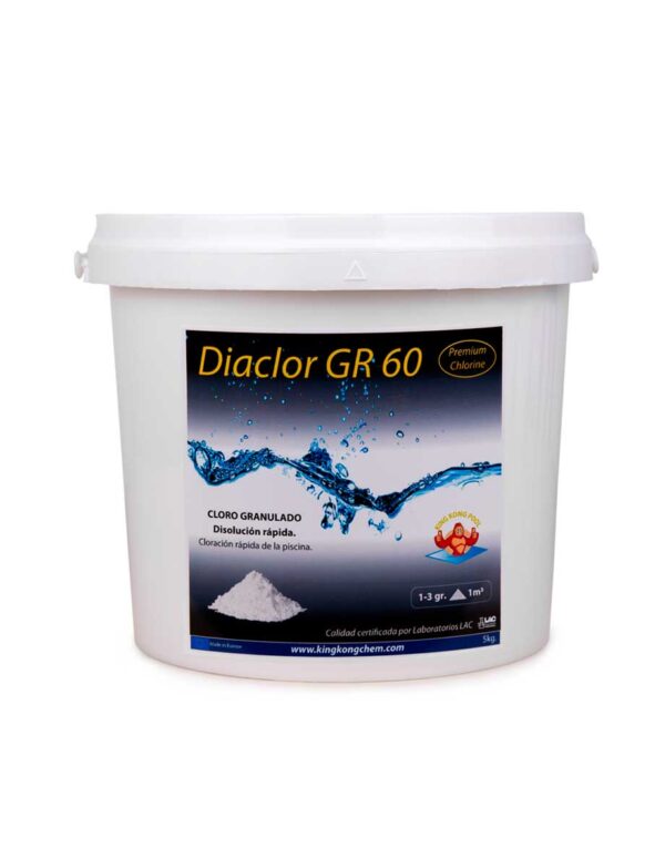 Diaclor - Cloro rápido para piscinas GR 60, 5kg