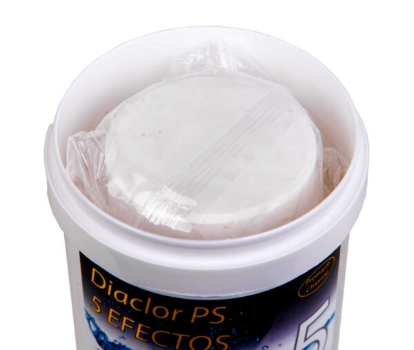 DIACLOR PS 5 EFECTOS – Cloro Multiacción Piscinas – 1 Kg