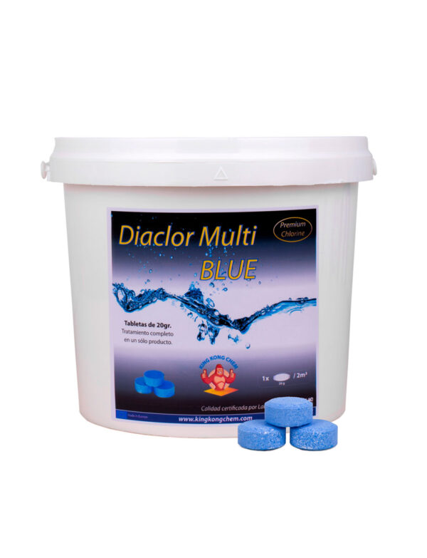 Diaclor Multi Blue - Cloro Multiacción - Pastillas 20 gr - 5 kg