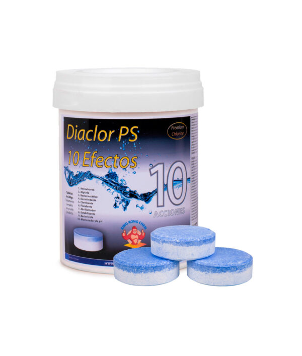 Diaclor PS 10 Efectos - Cloro Multiacción - Pastillas 200 gr - 1 kg