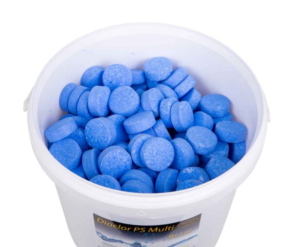 DIACLOR PS MULTI BLUE (20 gr) - Cloro Azul Multiacción Piscinas - 5 Kg