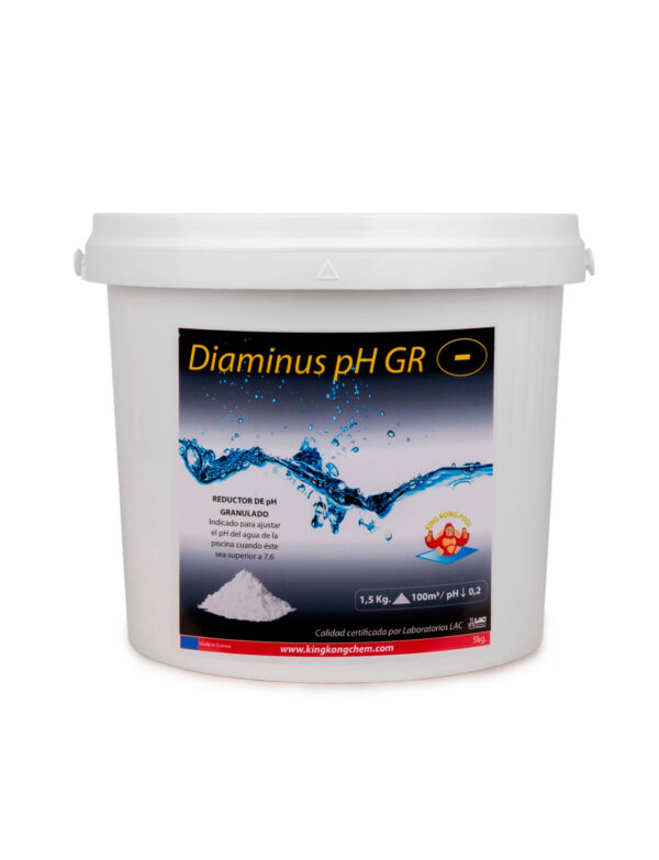 DIAMINUS PH GR - Reductor pH Piscinas granulado – 5 Kg