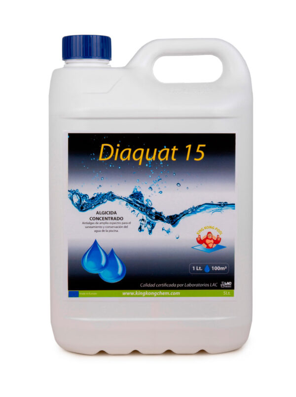 DIAQUAT 15 - Algicida concentrado Piscinas - 5 Litros