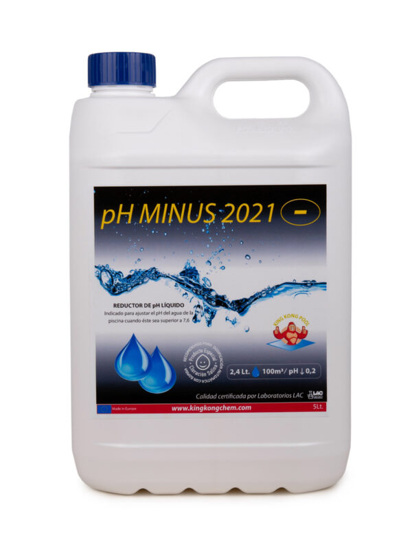 PH MINUS - Reductor pH Piscinas - 5 Litros