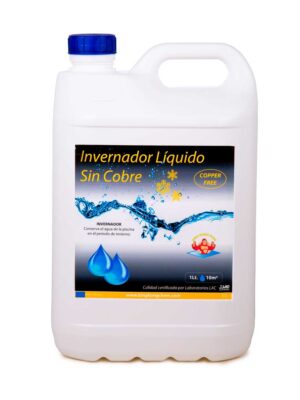INVERNADOR LÍQUIDO SIN COBRE – Desinfectante y Algicida Invierno – 5 Litros