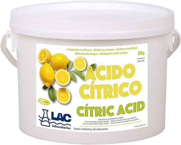 Ácido Cítrico 3 kg Limpiador del hogar ecológico
