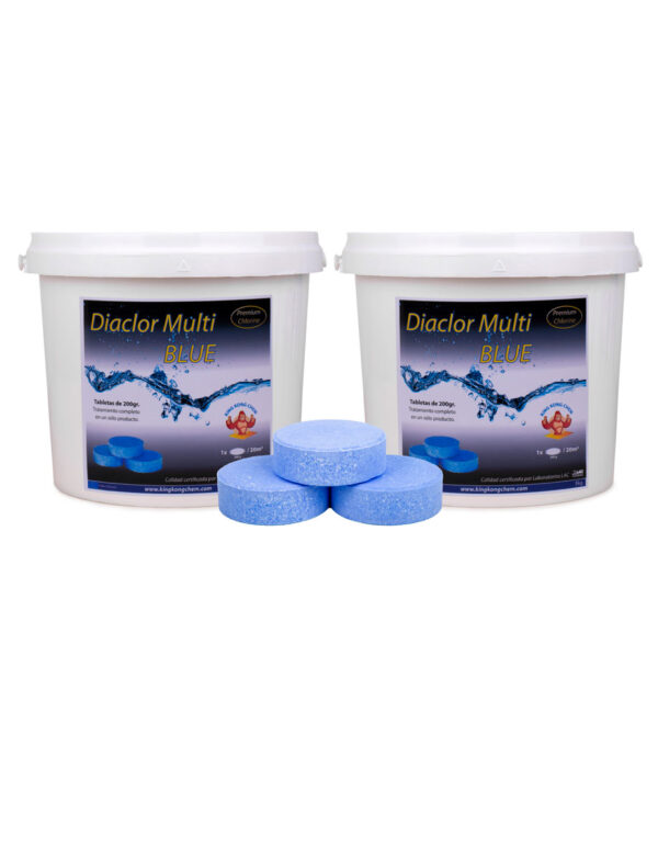 Diaclor Multi Blue - Cloro Multiacción - Pastillas 200 gr - 10 kg
