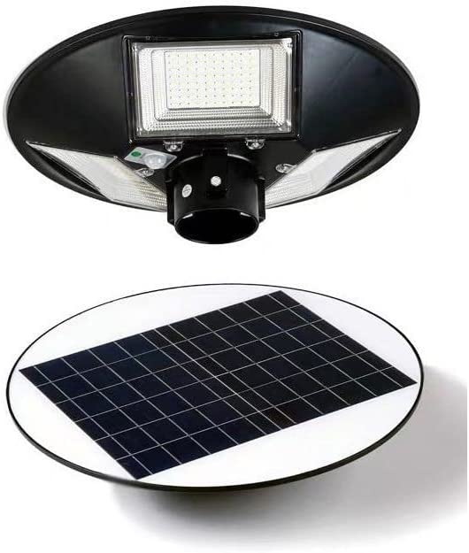 Farola Solar 150W ELEDCO, Sensor de Movimiento, Control Remoto, Luz Neutra  4000K, Autonomía 8-15 Horas