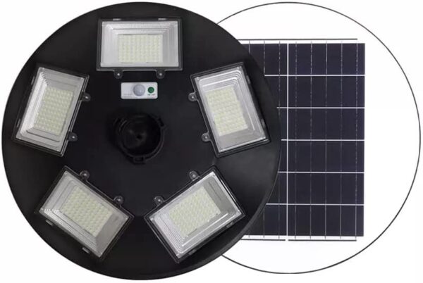 FAROLA SOLAR LED JARDÍN 300w – Sensor movimiento – 2000 lumens
