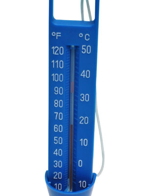 Termometro de piscina azul