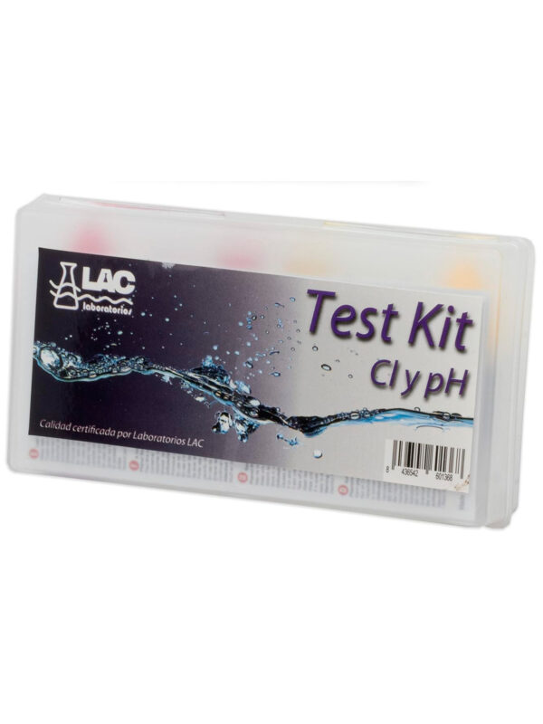 KIT ANÁLISIS CLORO, PH y BROMO (gotas) - Certificado LAC