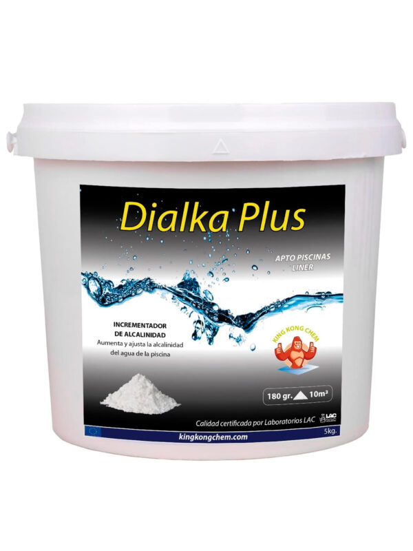 Dialka Plus 5KG incrementador de alcalinidad para la Piscina y el SPA