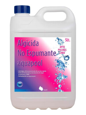 Algicida no espumante Aquapool de Larga duración – Efecto CLARIFICANTE – Apto Liner
