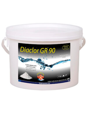 DIACLOR GR 90 – Cloro Granulado Piscinas – Disolución Lenta – 3 Kg
