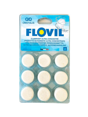 Flovil Cristalis – Clarificante ultraconcentrado – Blister de 9 Pastillas